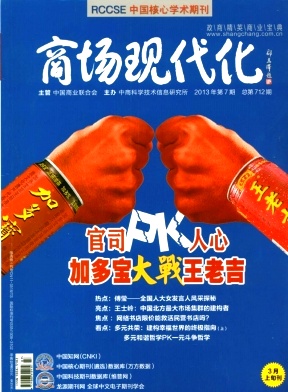 《商场现代化》经济期刊论文发表