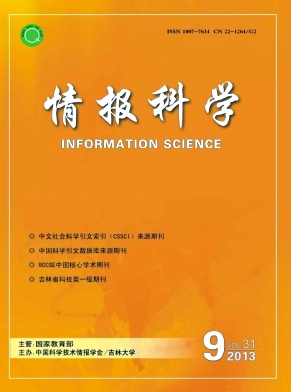 《情报科学》核心期刊论文发表