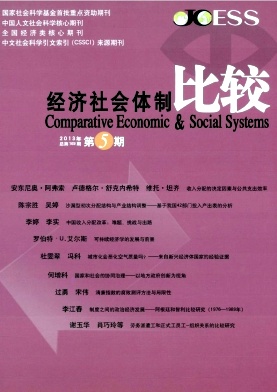 《经济社会体制比较》核心论文发表