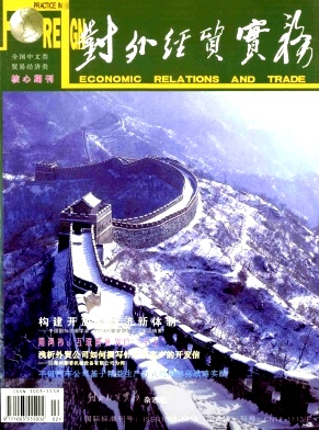 《对外经贸实务》核心期刊发表
